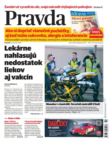 Obálka e-magazínu Pravda 15. 12. 2025