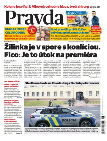 Obálka e-magazínu Pravda 5. 2. 2026