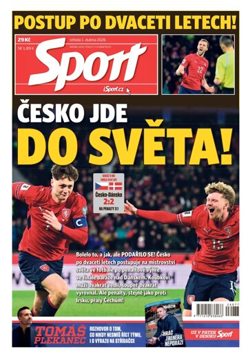 Obálka e-magazínu Sport 1.4.2026