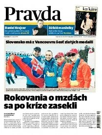 Obálka e-magazínu Pravda 22.3.2010