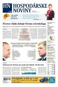 Obálka e-magazínu Hospodárske noviny 19.03.2014