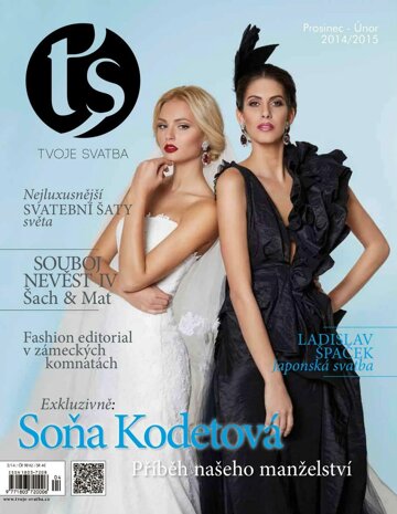 Obálka e-magazínu TVOJE SVATBA - zima 2014/2015