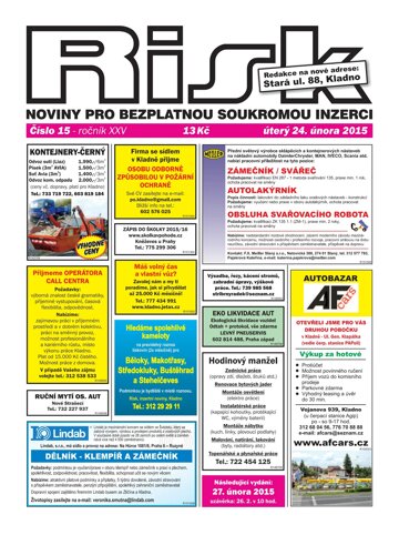 Obálka e-magazínu Risk 15/2015