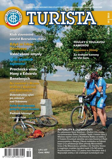 Obálka e-magazínu Časopis TURISTA 10/2015