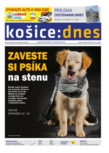 Obálka e-magazínu košice:dnes 3.11.2016