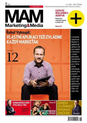 Obálka e-magazínu Marketing & Media 8 - 22.2.2016