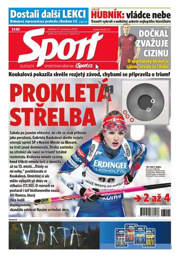 Obálka e-magazínu Sport 17.12.2016