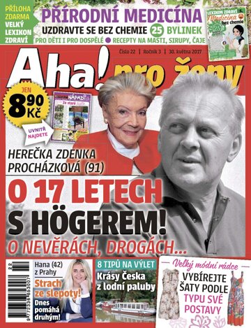 Obálka e-magazínu AHA! pro ženy 30.5.2017