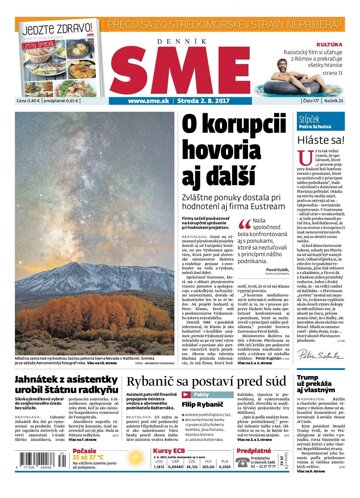 Obálka e-magazínu SME 2.8.2017