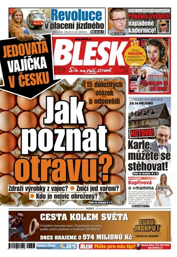 Obálka e-magazínu Blesk 8.9.2017