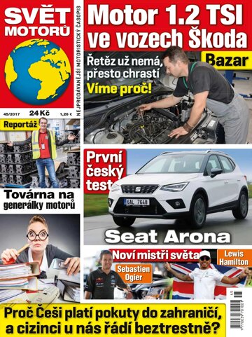 Obálka e-magazínu Svět motorů 6.11.2017