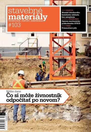 Obálka e-magazínu Stavebné materiály 2/2018