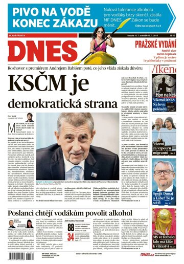 Obálka e-magazínu MF Dnes 14.7.2018