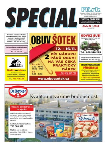 Obálka e-magazínu Special 21/2018