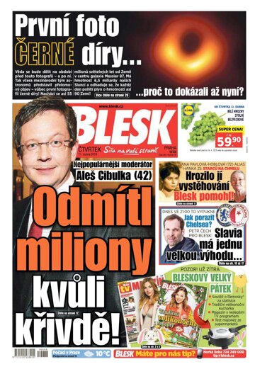 Obálka e-magazínu Blesk 11.4.2019