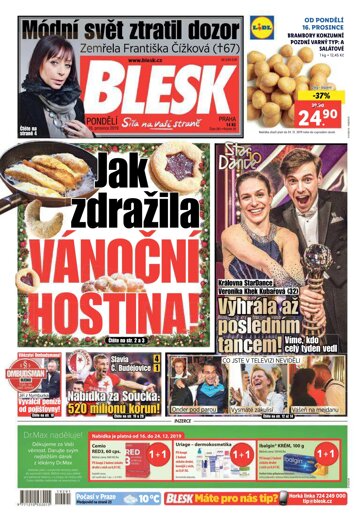 Obálka e-magazínu Blesk 16.12.2019