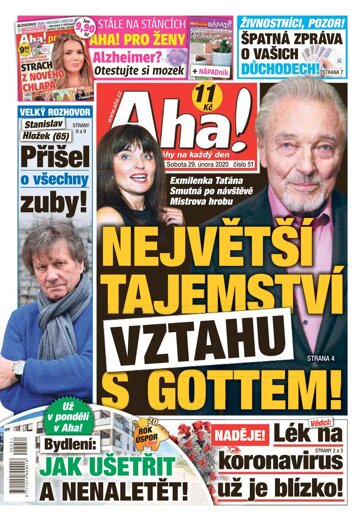 Obálka e-magazínu AHA! 29.2.2020