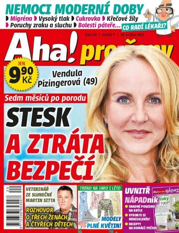 Obálka e-magazínu AHA! pro ženy 20/2021