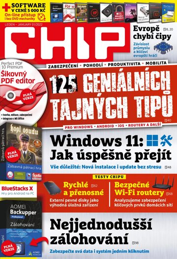 Obálka e-magazínu CHIP 1/2022