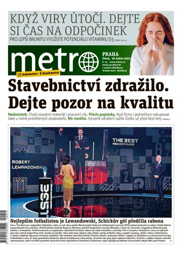 Obálka e-magazínu deník METRO 18.1.2022
