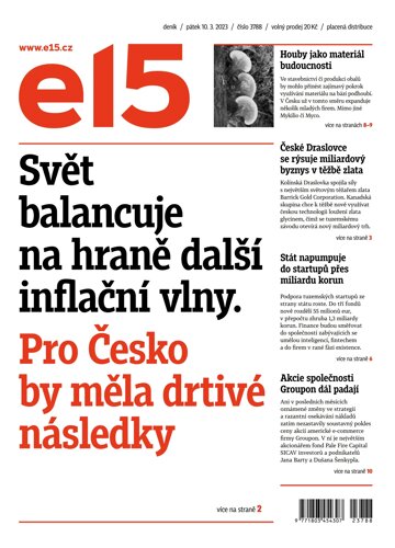 Obálka e-magazínu E15 10.3.2023