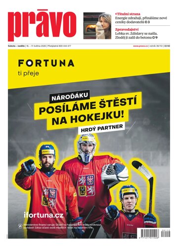 Obálka e-magazínu Deník Právo 16.5.2026