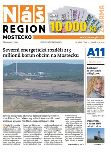 Obálka e-magazínu Náš Region - Mostecko 39/2026