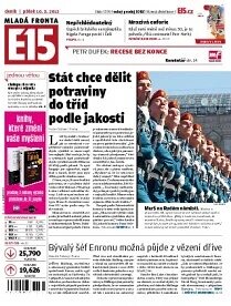 Obálka e-magazínu E15 10.5.2013