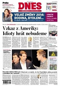 Obálka e-magazínu MF Dnes 13.12.2013