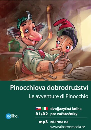 Obálka knihy Pinocchiova dobrodružství A1/A2