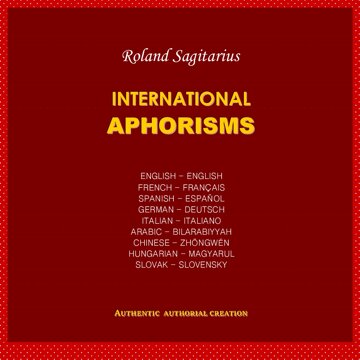 Obálka knihy International aphorisms