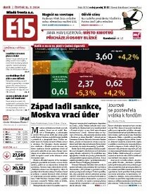 Obálka e-magazínu E15 31.7.2014