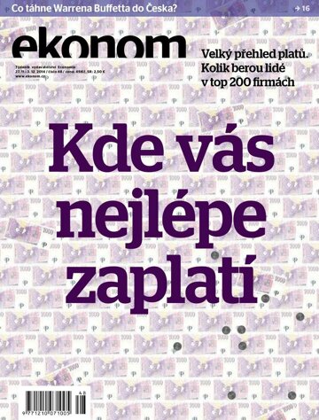 Obálka e-magazínu Ekonom 48 - 27.11.2014