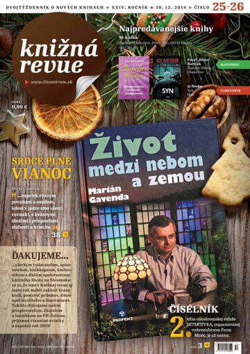 Obálka e-magazínu Knižná revue 25-26/2014