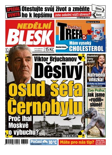 Obálka e-magazínu Nedělní Blesk 10.4.2016