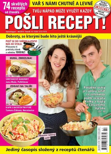 Obálka e-magazínu Pošli recept 8/2016