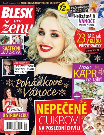 Obálka e-magazínu Blesk pro ženy 19.12.2016