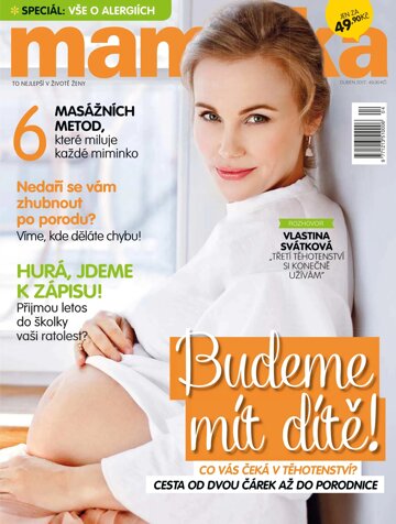 Obálka e-magazínu Maminka 4/2017