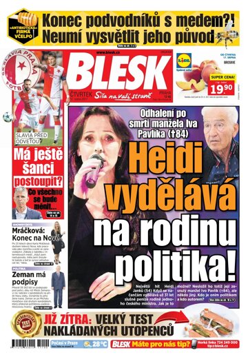 Obálka e-magazínu Blesk 17.8.2017