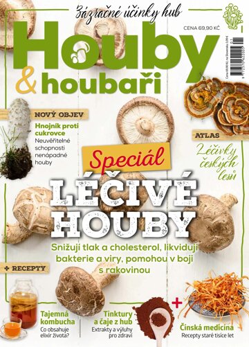 Obálka e-magazínu Houby a houbaři 1-2/2018