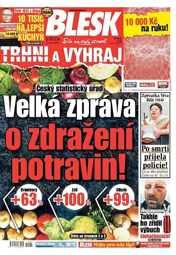 Obálka e-magazínu Blesk 13.3.2019