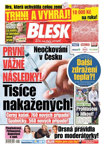 Obálka e-magazínu Blesk 1.10.2019