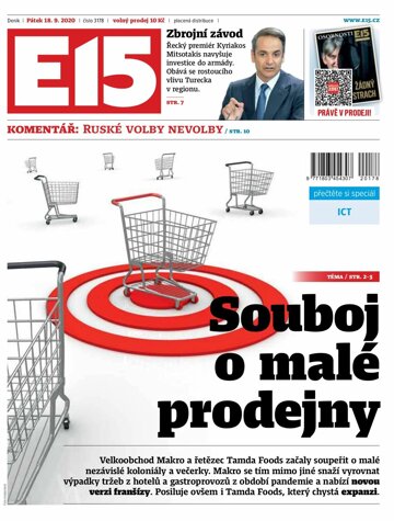 Obálka e-magazínu E15 18.9.2020