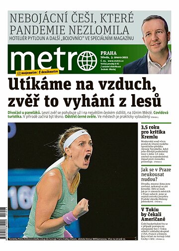 Obálka e-magazínu deník METRO 3.2.2021