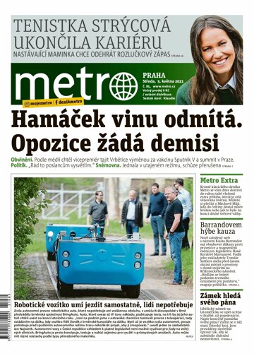 Obálka e-magazínu deník METRO 5.5.2021