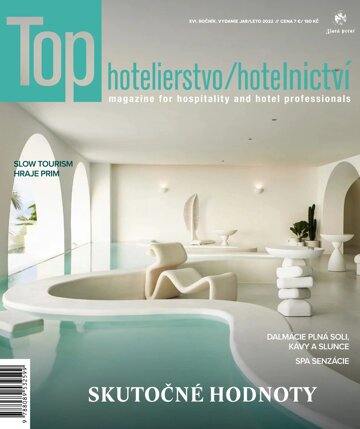 Obálka e-magazínu Top Hotelierstvo / Hotelnictví jar/leto 2022