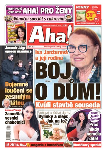 Obálka e-magazínu AHA! 23.11.2022