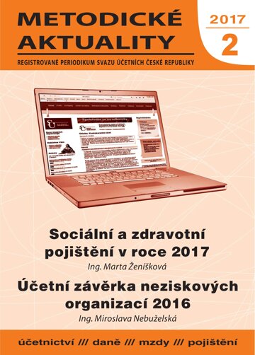 Obálka e-magazínu Metodické aktuality Svazu účetních 2/2017