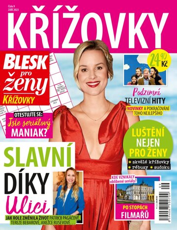 Obálka e-magazínu Blesk pro ženy Křížovky 9/2023