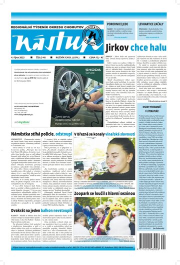 Obálka e-magazínu Nástup 40/23